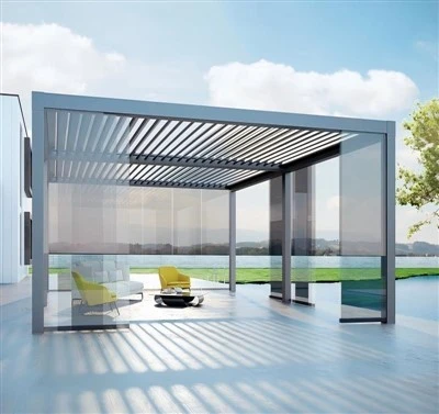 Glassvit Hand-pergola i aluminium