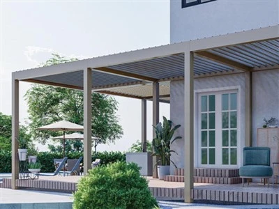 Standard motoriserad aluminiumpergola